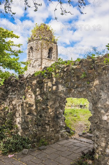 Cagsawa Church destroyed by Mayon Volcano
