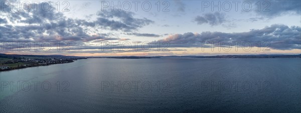 Evening twilight at Lake Constance