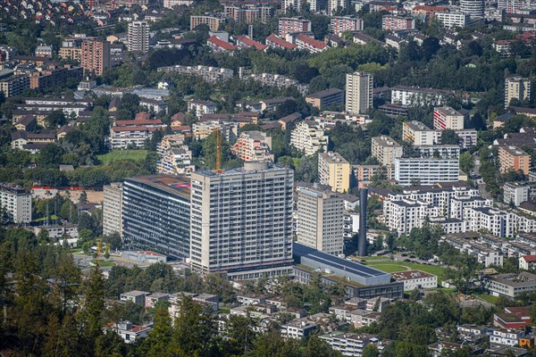 View from the Uetliberg over the city of Zurich