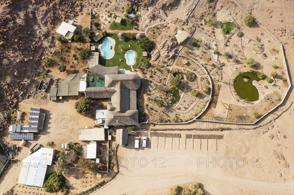 The Brandberg White Lady Lodge in the vicinity of the Ugab river