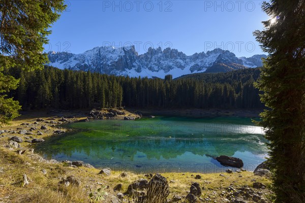 Carezza lake