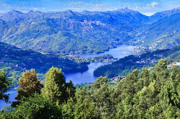 View from the point of view Pedra Bela over the Cavado River
