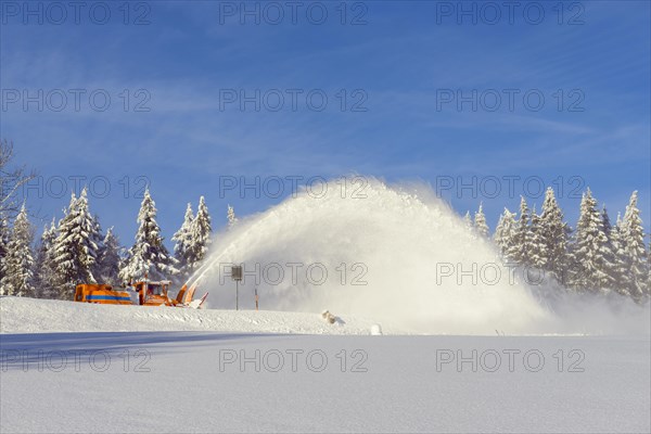 Snow blower milled road free