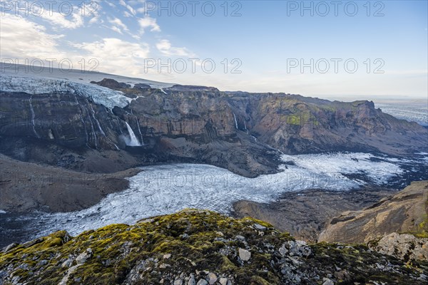 Spectacular landscape in the evening light