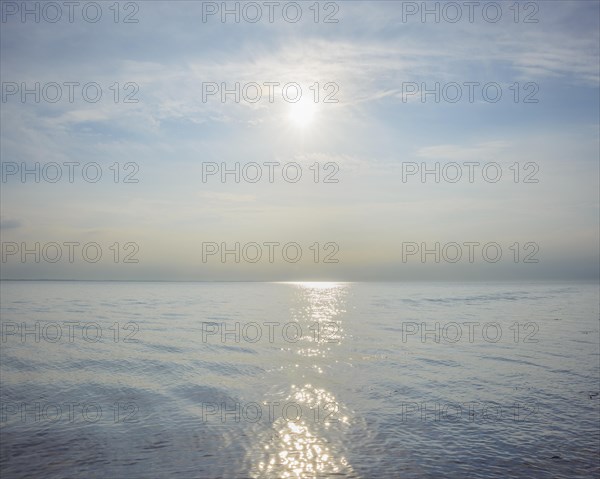 Baltic Sea with Sun in Summer