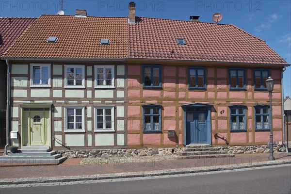 Half-timbered houses in Roebel