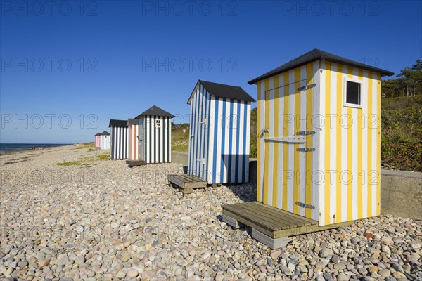 Colorful Beach Cabins