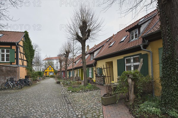 Half-timbered houses at Johanniskloster