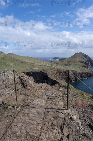 Hiking trail and view