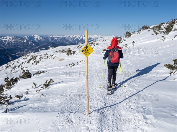 Blue sky over winter landscape