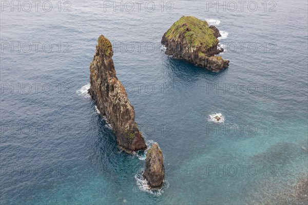 Volcanic rock formations