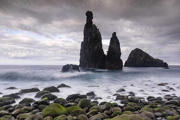 Volcanic rock formations