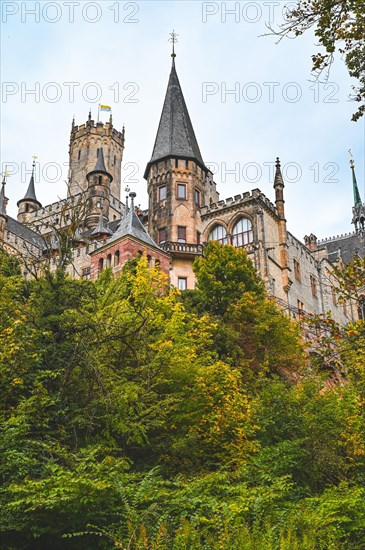 Marienburg Castle built in neo-Gothic style in Pattensen