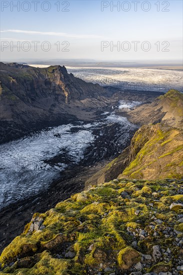 Spectacular landscape in the evening light