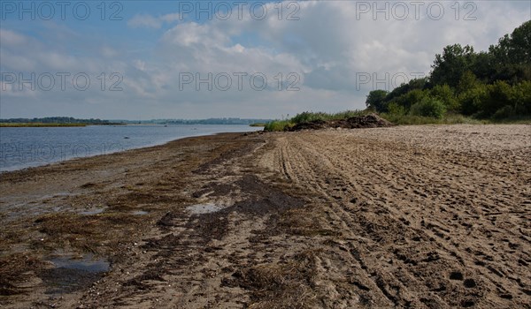 Empty beach in Gollwitz