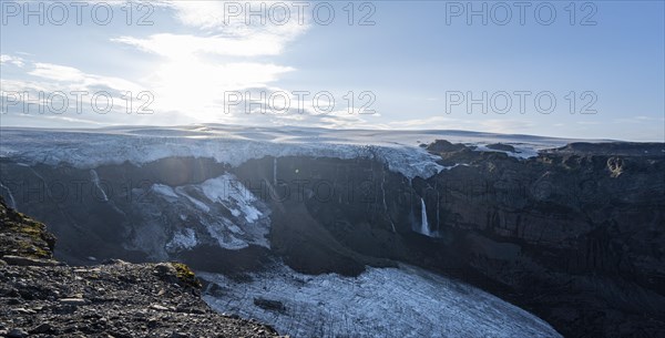 Spectacular landscape in the evening light