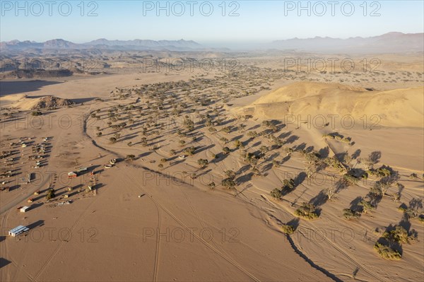 The dry bed of the Aba-Huab river shortly before its confluence with the Huab river