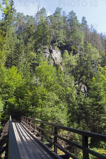 Entrance to Edmundsklamm and Wilde Klamm