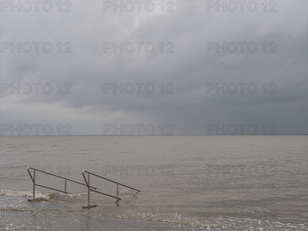 North Sea at storm surge