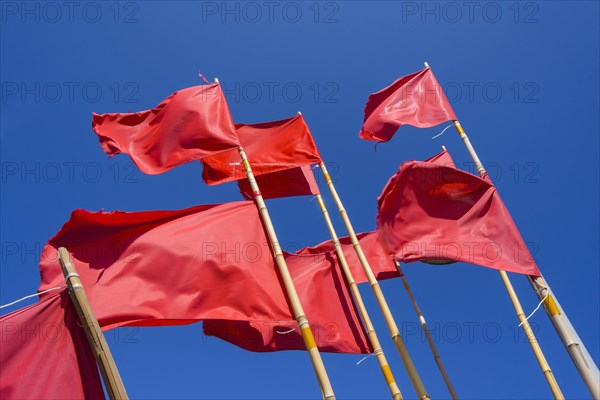 Red Marking Flags for Fishing Nets