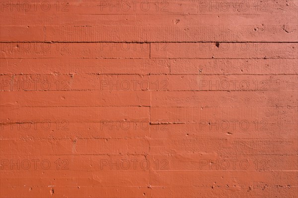 Rusty Red Concrete Wall