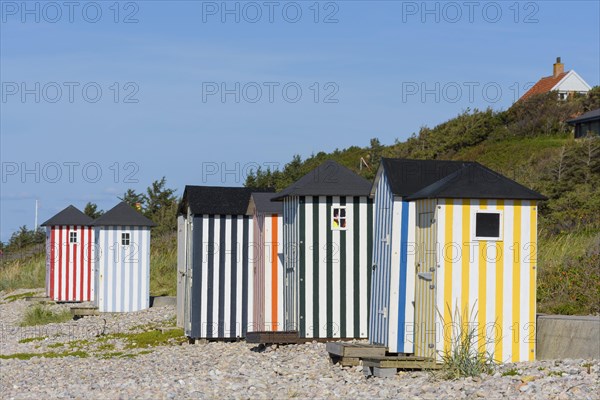 Colorful Beach Cabins