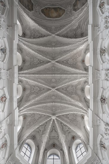 Stucco ceiling in the east choir of St Egidien's Church