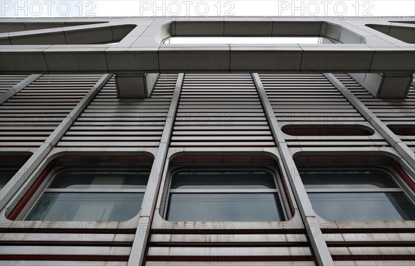 Detail of the facade of the International Congress Centre ICC