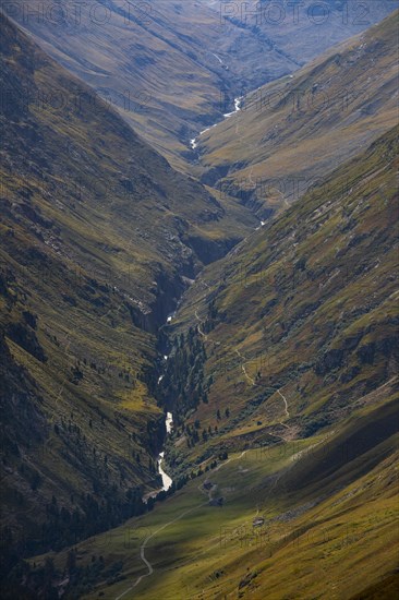 View into the Rofen valley with Rofenache