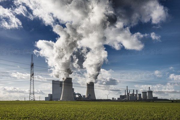 Power stations and electricity pylons