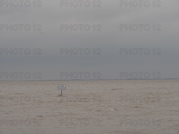 North Sea at storm surge