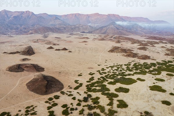 Arid plains and the Brandberg