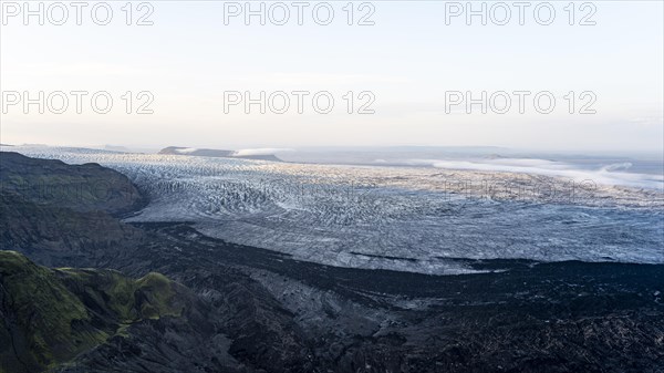 Spectacular landscape in the evening light