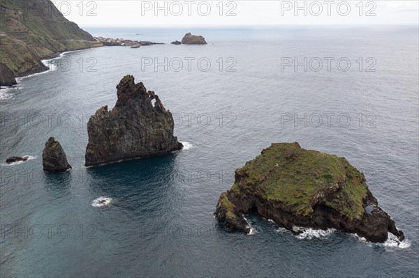 Volcanic rock formations