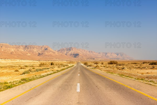 Endless straight road