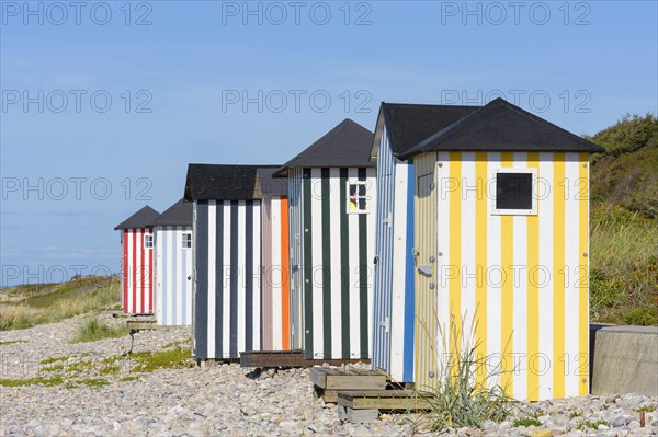 Colorful Beach Cabins