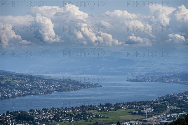 View of Lake Zurich from the Uetliberg