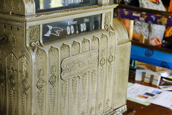 Old Swedish cash register for Kronrn and Oere
