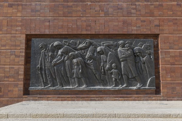 Warsaw Ghetto Square with Wall of Remembrance