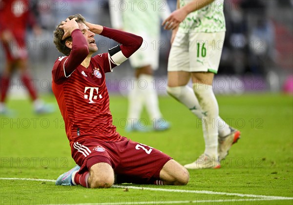Thomas Mueller FC Bayern Munich FCB disappointed