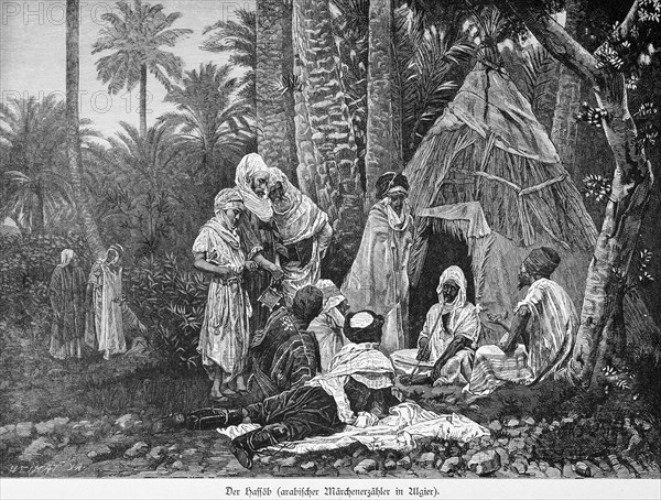 Listener of Arabic fairy tales