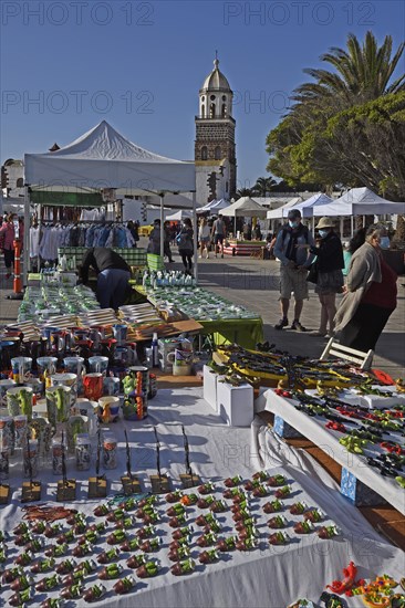 Sunday market in the old town of Teguise