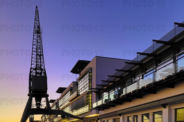 Crane at the fishing port