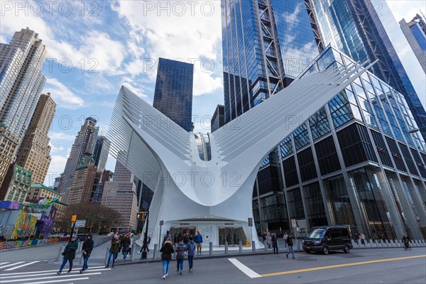 World Trade Center Station Santiago Calatrava Oculus in New York