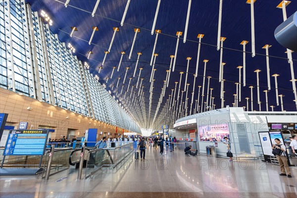 Terminal 1 of Shanghai Pudong International Airport