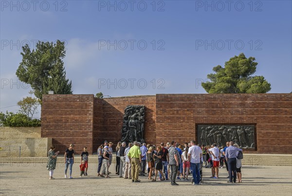 Warsaw Ghetto Square with Wall of Remembrance