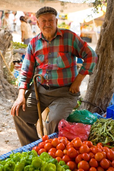 Vendors at the market