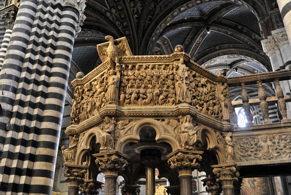 Marble pulpit