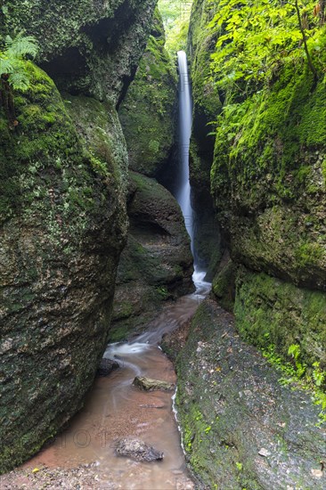 Waterfall at the entrance to the Drachenschlucht