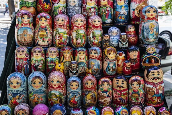 Traditional Russian wooden dolls